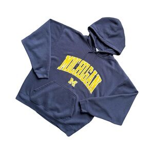 Vintage 90s University of Michigan Spell-Out Hoodie